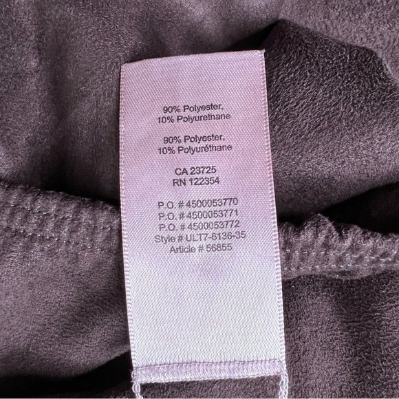 Aritzia Wilfred Free Daria Pant Brown Vegan Suede Size Small - Picture 12 of 14